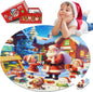 Christmas Puzzles for Kids Ages 4-6, Kids Puzzles with Santa Claus & Snowman,70 Piece Round Large Floor Puzzles for Kids Ages 3 4 5 6 7 8, Educational Toy Gift Jigsaw Puzzles for 5 Year Old Boys Girls