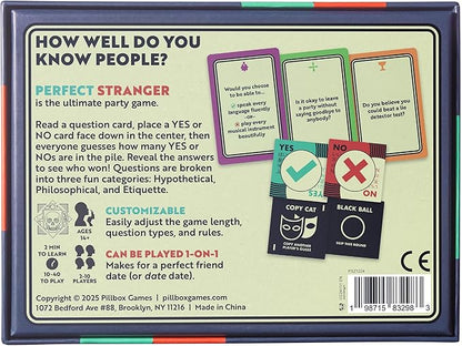 Pillbox Games Perfect Stranger: The Game of Knowing People
