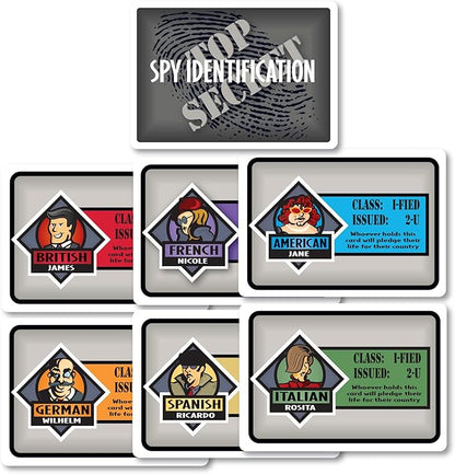 SPY ALLEY Card Game: Secret Intrigue for Kids and Adults Ages 8 and Up, Reimagined Spy Game for 2-6 Players, Mystery Games, Family Games for Kids and Adults