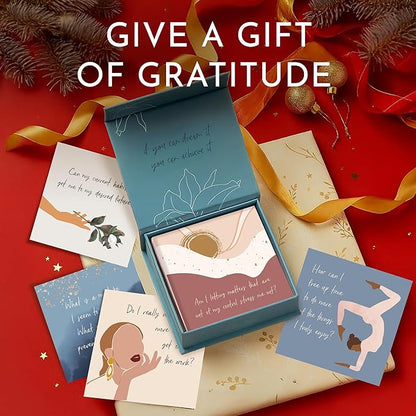 RYVE 52 Empowering Question Cards for Mindfulness, Meditation and Therapy - Self Care, Self Reflection & Positive Affirmation Cards for Women, Mindfulness, Self Love, Self Care Gifts for Women