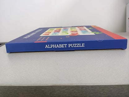 Coogam Wooden Alphabet Puzzle – ABC Letters Sorting Board Blocks Montessori Matching Game Jigsaw Educational Early Learning Toy Gift for Preschool Year Old Kids