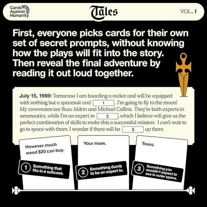 Cards Against Humanity Tales Vol. 1 • A Horrible Fill-in-The-Blank Story Game to Play with Your CAH Cards