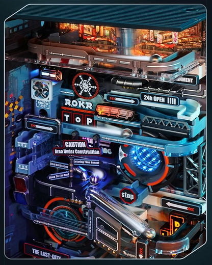 ROKR Marble Run Model Building Kit, 3D Puzzles for Adults, DIY Miniature Kit, Ideal Gift for Men and Women