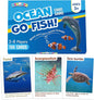 BenBen Go Fish Card Game for Kids, 104 Cards, Ocean Theme Memory Matching Game, Sea Animals Learning Playing Cards, Picture Cards with Real Photos, Fun Facts, 2-8 Players