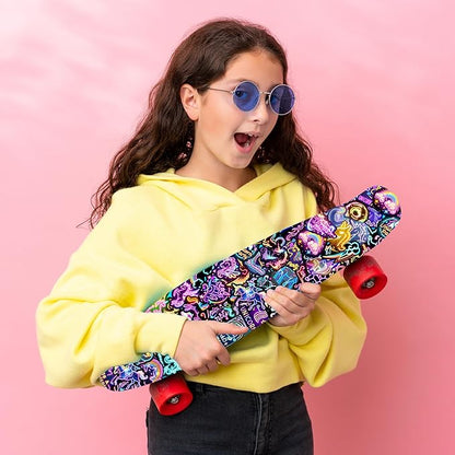 51 Pcs Neon Unicorns Stickers for Kids Glow in The Dark, Rainbows Sticker for Water Bottle, Vinyl Waterproof Laptop Decals for Teens Girls Boys, Students Adults Sticker Pack