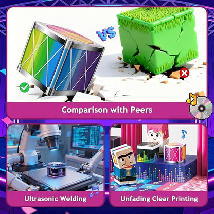 Magnetic Blocks 120PCS Magnet Building Blocks for Kids 4-12, Princess Sensory Girls Gift Educational Christmas Birthday Gifts Construction Toys