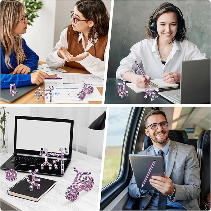 Gifts for Men Fidget Pen, Stocking Stuffers for Teen Girls Boys, White Elephant Gifts for Adults, Anniversary Birthday Gift for Men Him Teenage Boys Girls, Mens Gift for Christmas Multifunction Pen