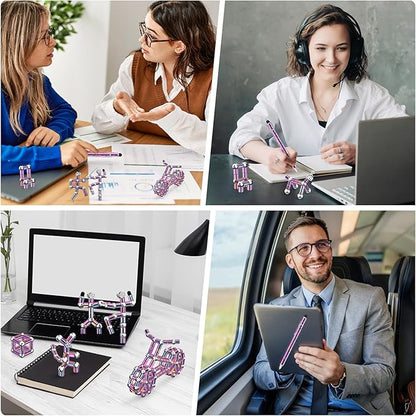 Gifts for Men Fidget Pen, Stocking Stuffers for Teen Girls Boys, White Elephant Gifts for Adults, Anniversary Birthday Gift for Men Him Teenage Boys Girls, Mens Gift for Christmas Multifunction Pen