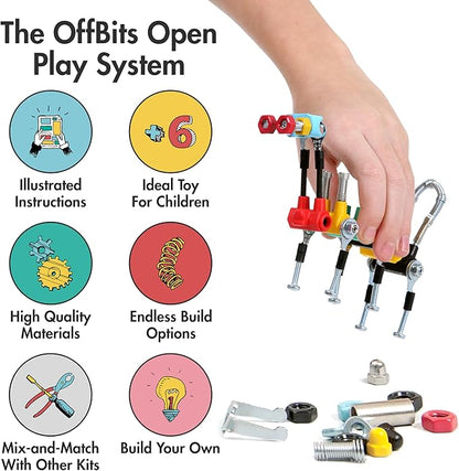 The Off Bits Educational STEM Toys for 6+: Robot Toy Building Sets, 3-in-1 Engineering Kit for Boys and Girls, Build Your Own STEM Building Toys with Endless Possibilities (Jumbo Kit)