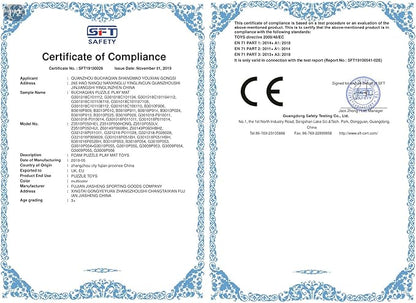 YIMINYUER® 20 Tiles (30cm×30cm×1cm Each Tile) Baby Soft Puzzle Play Mats, Kids Thick EVA Foam Floor, Toddlers & Children's Soft Interlocking Mat R04R06R10G301020