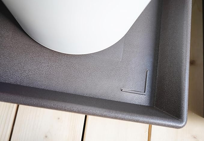 Square Plant Saucer 16 Inch 5 Pack, Plant Stand Plant Trays for Pots Heavy Duty Plastic Plant Saucers for Indoors Outdoors, No Holes Plant Drip Trays Plant Lover Gardening Gifts