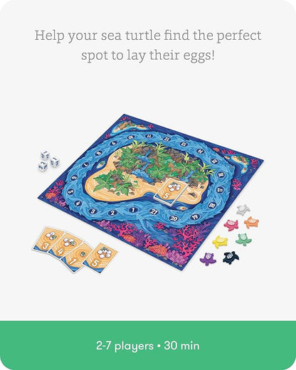 SimplyFun Shore Seekers - A Fun and Interactive Math Board Game for Kids - Practice Addition and Multiplication Skills - Math Game for Kids, 2 to 7 Players, Ages 7 & Up