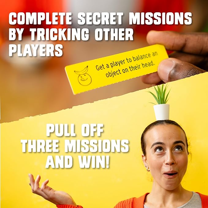 Big Potato Don't Get Got: Indoor Edition | Award Winning Secret Missions Party Game for Adults and Family