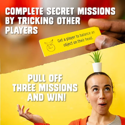 Big Potato Don't Get Got: Indoor Edition | Award Winning Secret Missions Party Game for Adults and Family