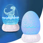 Dinosaur Egg Shape Touch Control Night Light with Pattern Inside, Digital Alarm Clock with Wake Up Light, 20 Soothing Sleep Training Sound and Bluetooth Speaker Box (2025 Style)