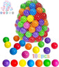 LANGXUN 50 100 200 Soft Plastic Ball Pit Balls for Kids, Gift for Baby Toddler Birthday Christmas, Ball Pit Play Tent, Baby Kiddie Pool Water Toys, Party Decoration