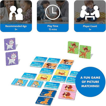 Wonder Forge Disney Matching Game - Fun Memory Game for Boys & Girls Ages 3 and Older - Featuring Classic Disney Characters - Preschool Learning Toy