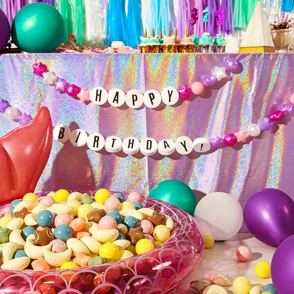 GOGOSO Ball Pit Balls Stars Moon Shapes Plastic Pitballs for Toddler Play Tent Baby Photo Props Kids Pool Water Toys Kiddie Pool Party Decor,Pink Blue Coffee,100pcs