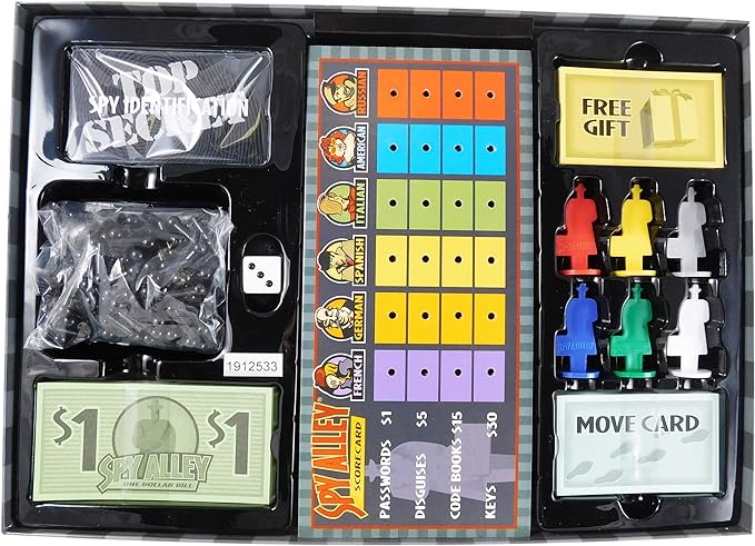 Spy Alley Mensa Award Winning Family Strategy Board Game