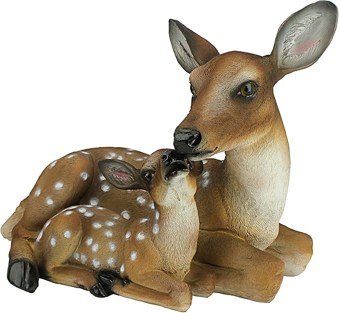 Design Toscano Mothers Love, Doe and Fawn Sculpture