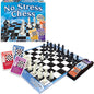 No Stress Chess by Winning Moves Games USA, Celebrating 20 Years as The Chess Teaching Game Using Innovative Action Cards, for 2 Players, Ages 7+ (1091)