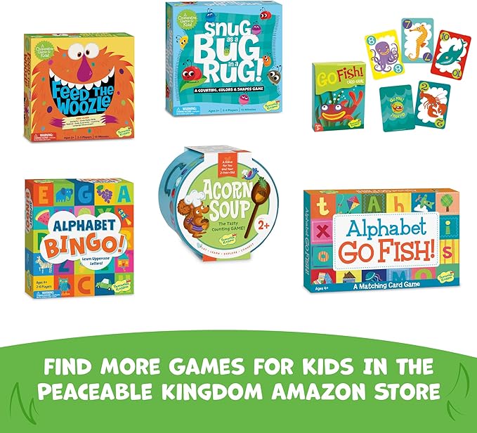 Peaceable Kingdom Count Your Chickens Award Winning Cooperative Counting Game for 2 to 4 Kids Ages 3+