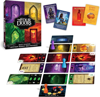 Happy Camper - The Four Doors | Thrilling Cooperative Game by Matt Leacock | Great for Travel and Solo Play