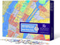 GeoToys Metropuzzle, New York City Jigsaw Puzzles 1000 Pieces, Detailed City Map Geography Puzzle, Challenging Adult Puzzle, Fun Puzzles for Adults, Family Puzzles, US City Map Poster Included