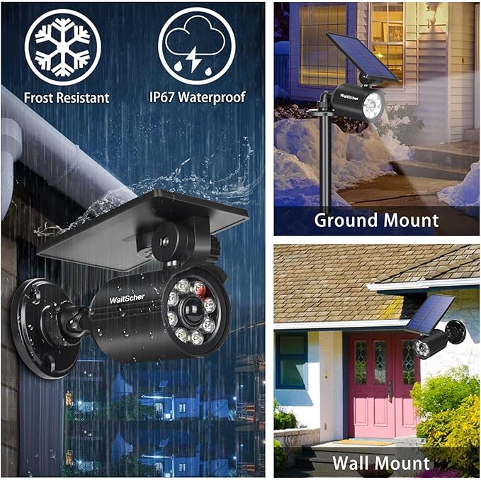 Solar Motion Lights Outdoor Waterproof 3600mAh Solar Security Flood Light for Outside Garden Driveway Path Deck Landscape Yard(2pack)