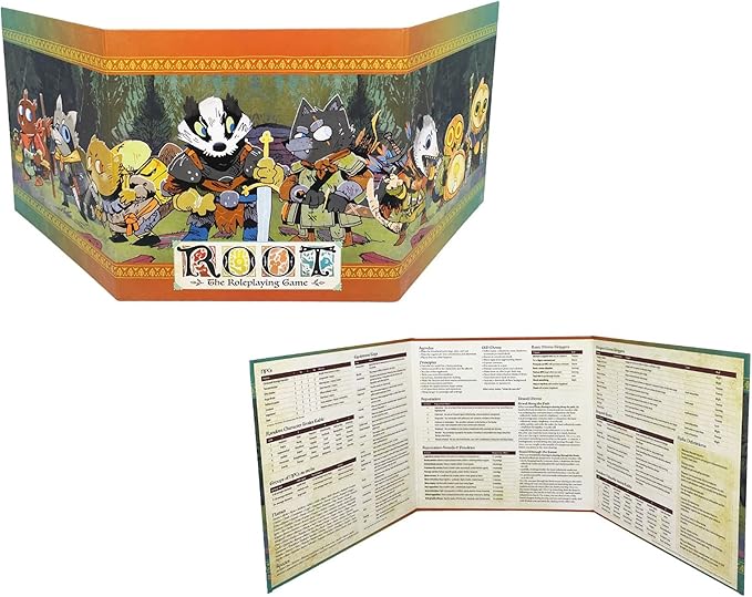 Magpie Games Root The Roleplaying Game: GM Screen & Campaign Notepads – Gamemaster Accessory Pack
