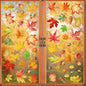 6 Sheets Thanksgiving Window Clings Stickers Maple Leaves Decoration Designs Thanksgiving Day Autumn Window Clings Fall Leaves Window Stickers Party Home Office Shop Decorations Supplies