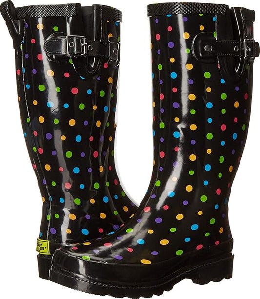Western Chief Women's Tall Waterproof Rain Boot Outdoor Garden Shoes