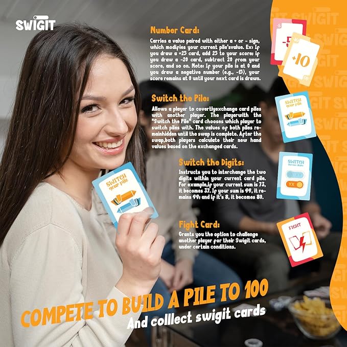 Math Card Game – Fun & Educational Math Games for Kids, Teens & Adults Ages 8+ | Strategic Addition & Subtraction Learning – Perfect for Family Game Night