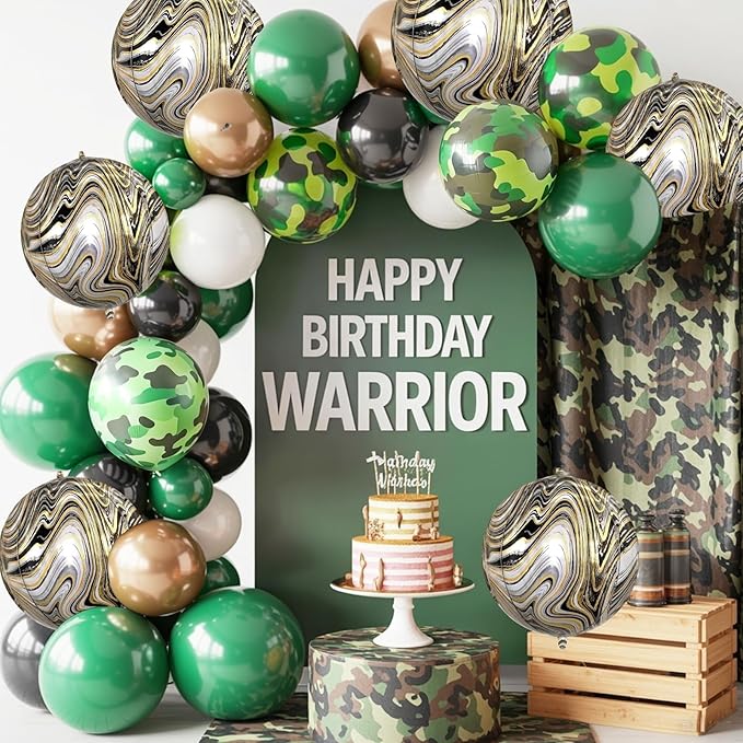 6 Pcs Black Gold and White Balloons, Saxuxu Black and Gold Balloons, 22 Inch Big Round Foil Balloon for Graduations Birthday Party Baby Shower Wedding Decorations