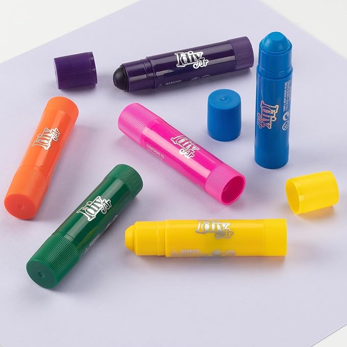 Idiy Tempera Paint Sticks (30 Vibrant Colors) -For Classroom Back to School Supplies, Summer Camp Arts & Crafts Projects, Draw & Paint on Wood, Paper, Ceramic, Canvas! Quick Dry, Non-Toxic, Mess Free