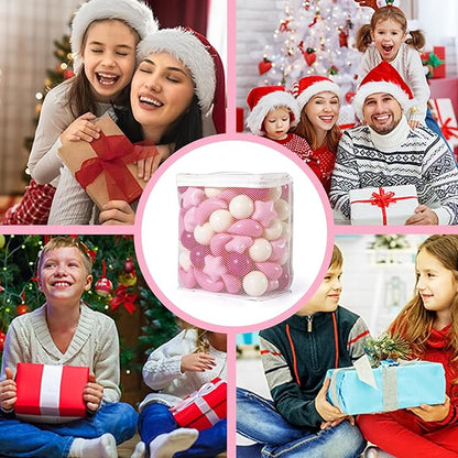 GOGOSO Ball Pit Balls Stars Moon Shapes Plastic Pitballs for Toddler Play Tent Baby Photo Props Kids Pool Water Toys Kiddie Pool Party Decor, Stars+Moons Balls,100PCS