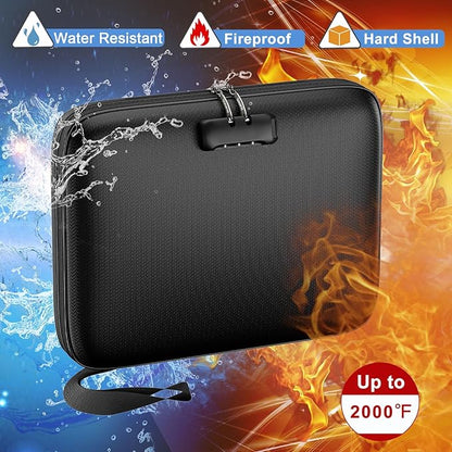 Coin Collection Album with Lock,350 Pockets Fireproof Hard Coin Collection Book&36 Sleeves Currency Collection Binder Storage for up to 45mm Coins(Quarter),Bill,Stamp,Postcard-Black