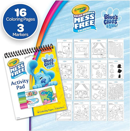 Crayola Nickelodeon Color Wonder Activity Pad Bundle (3 Pack), Toddler Stocking Stuffer, Mess Free Coloring Set for Kids, Holiday & Christmas Gifts for Kids, 3+