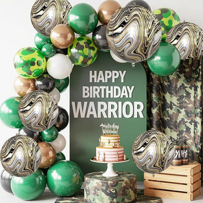 6 Pcs Black Gold and White Balloons, Saxuxu Black and Gold Balloons, 22 Inch Big Round Foil Balloon for Graduations Birthday Party Baby Shower Wedding Decorations