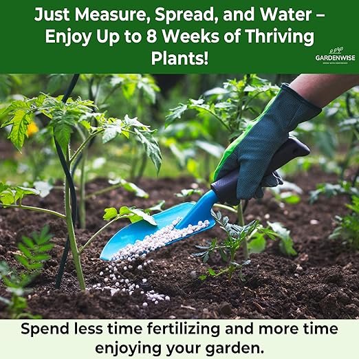 13-13-13 Slow Release Granular Fertilizer – All Purpose Plant Food 13 13 13 for Outdoor Grass, Vegetables, Roses, Flowers, Shrubs, Trees. Lawns, Gardens, Potted Plants (10 quarts)