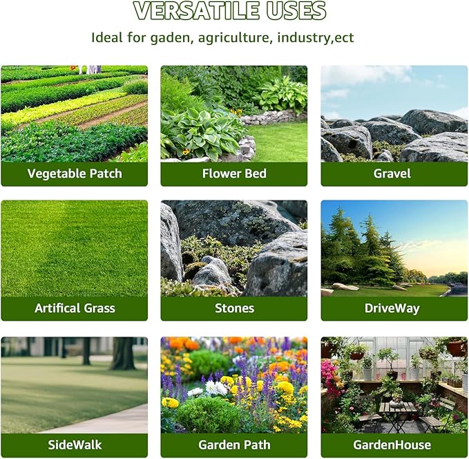 Heavy Duty Weed Barrier, 3.2oz Black Weed Blocker Fabric, Garden Fabric Weed Barrier, Weed Control Fabric Ground Cover, Landscape Fabric for Road, Gardening Mat (4FT*300FT)