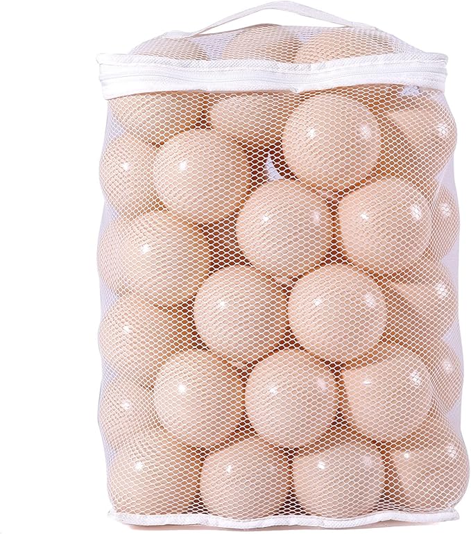 PlayMaty Ball Pit Balls - 2.75inches Plastic Phthalate & BPA Free Balls Crush Proof Stress Balls Swim Pit Fun Toy with Storage Bag for Baby Playhouse Birthday Party DecorationPack of 50