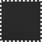 IncStores 1/2 Inch Thick Diamond Soft Foam Flooring Tiles | High-Density Interlocking Foam Tiles for Rugged Style in Your Home Gym, Playroom, and More | Black, 25 Tiles