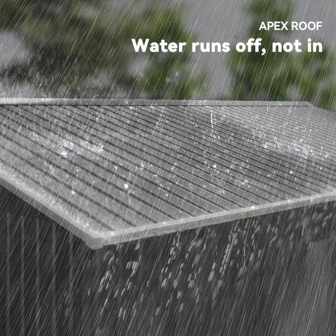 Outsunny 11' x 9' Outdoor Storage Shed, Garden Tool Metal Shed with Foundation Kit, Double Lockable Door, Air Vents and Sloping Roof, for Backyard, Patio, Lawn, Gray