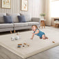 Baby Play Mat for Floor Tummy Time Mat Nursery Rug Muscle Mat Area Rug Playroom Rug Tatami Mat 6'7"x4'11" Memory Foam 1.3" Thick Crawling Mat For Babies,Toddlers, Infants, Kids,Floor Mat(Beige)