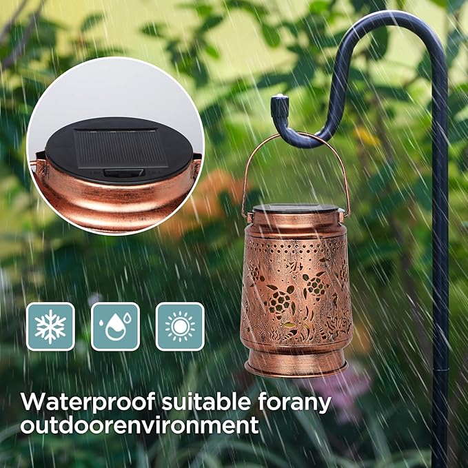 Solar Lanterns Outdoor Turtle Garden Decor Christmas Turtle Gifts for Women Mom Grandma Hanging Solar Sea Turtle Lights Metal Sea Turtle Gift Outside for Yard, Patio, Backyard, Porch Beach Gifts