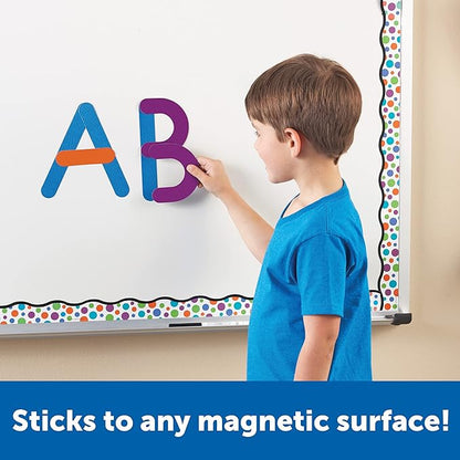 Giant Magnetic Letter Construction, Classroom Accessories, Fine Motor Toy, 21 Pieces, Ages 4+
