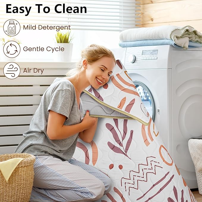 Baby Play Mat, 50x50 Playpen Mat, Thick Soft Foam Playmats for Baby, Foldable and Washable Crawling Mat for Floor (Orange Nature)