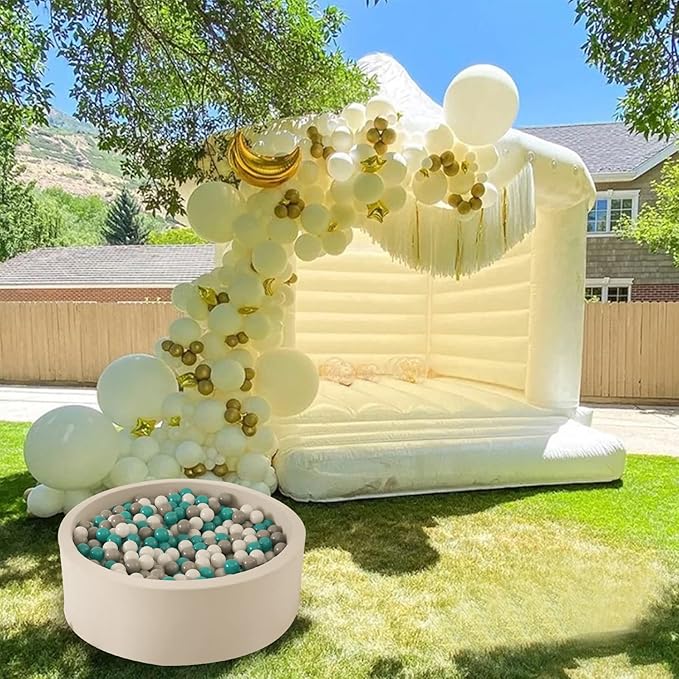 Realhaha Ball Pit Balls 50 100 200 500 Play Balls Plastic Balls for Baby Girls Toddlers Kids Play Tent Pool Playhouse Playpen Party Decoration