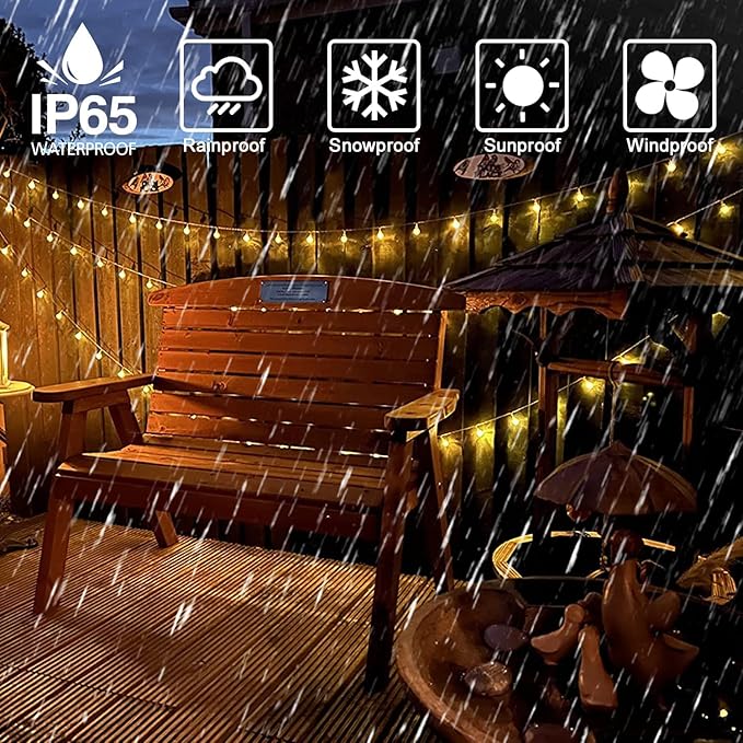 Globe String Lights 65.6 Feet 150 LED, Plug in Crystal Fairy String Lights with Remote Timer, 8 Modes Indoor Outdoor Hanging Globe Lights for Wedding Bedroom Classroom Patio Garden